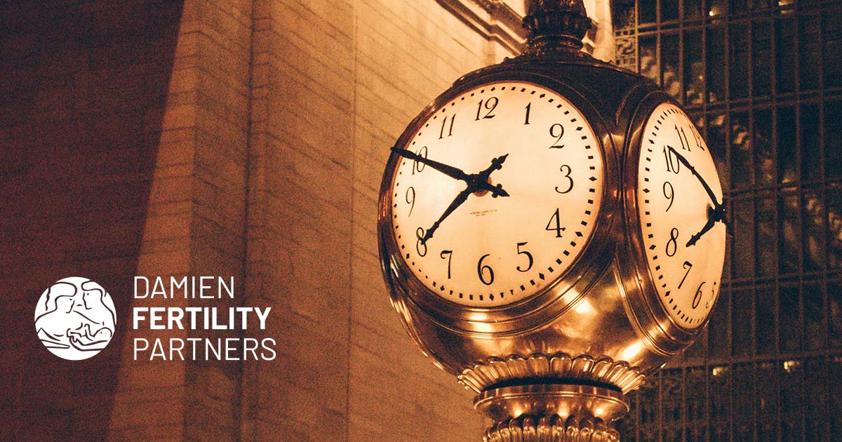 Damien Fertility Partners - clock in Grand Central Station