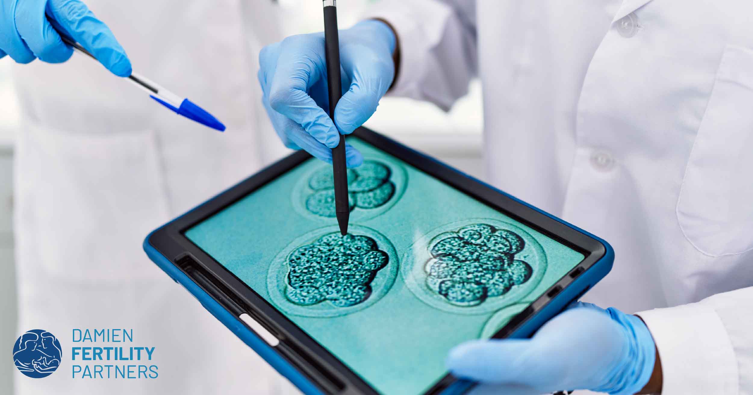medical professionals using tablet